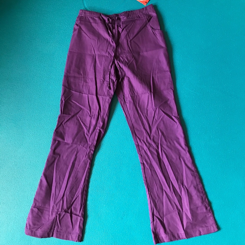 Dickies plum purple XSP scrub pants